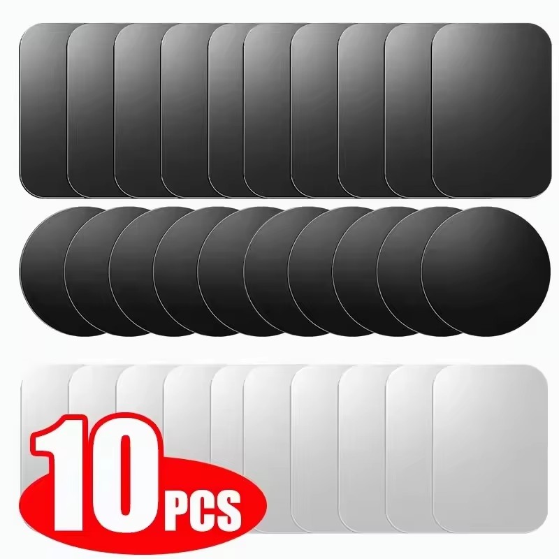 Phone Accessories Holder Car - 5/10 Pezzi Adesivi Magnetici in Metallo